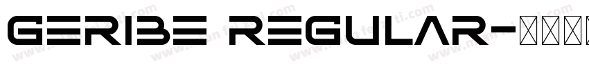 Geribe Regular字体转换